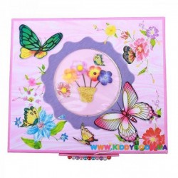 Канцелярская шкатулка с аксессуарами Цветы Ying Yuan 3DBF-8738-1